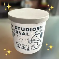 スヌーピー ❣️ キャニスター 保存容器 陶器製 USJデザイン
