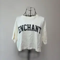 ローリーズファーム　半袖Tシャツ　カットソー　ショート丈　オーバーサイズ　S