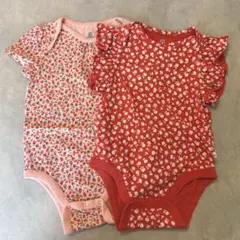 baby gap ノースリーブロンパース 18-24m 90cm 2枚セット