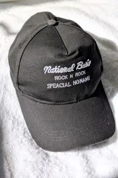 National Buri ブラックベースボールキャップ