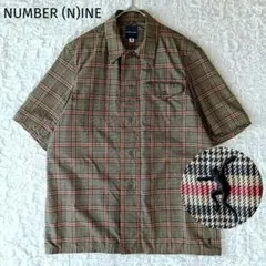 NUMBER (N)INE 青タグ 本人期 ダーツシャツ 半袖 チェックのサムネイル