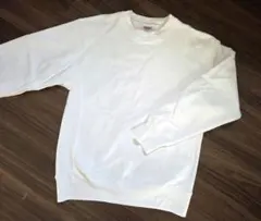 美品着用1回UnitedAthleユナイテッドアスレ厚手クルーネック白スウェット