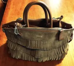 ￼ story. 本革 リバーシブルバッグ ショルダーバッグ フリンジのサムネイル