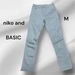 niko and BASIC ストレートデニム グレー　Mのサムネイル
