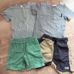 ベビー　キッズ　半袖tシャツ　ハーフパンツ　まとめ売り　90のサムネイル