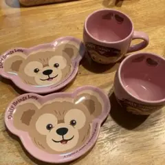 ディズニーシー ダッフィースーベニア カップ＆お皿