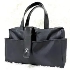 【大人気】agnes b.アニエスベー 黒 ポーチバッグ ミニハンドバッグ レア