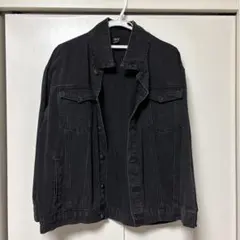 ブラックデニムジャケット