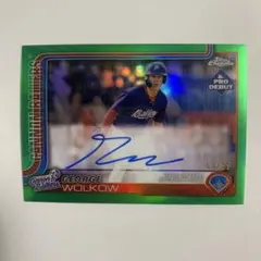 topps GEORGE WOLKOW auto 61/99