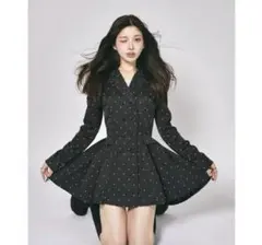 Darich バックコンシャスジャケットミニワンピース BLK