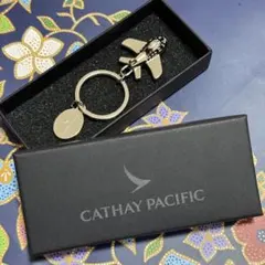 キャセイパシフィック航空 CATHAY 飛行機 チャーム キーホルダーのサムネイル