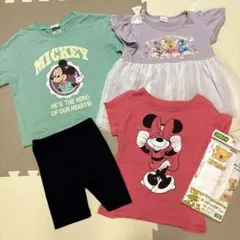 ユニクロ ディズニーTシャツ 接触冷感オーバーパンツ プリキュアアイドル ガーゼのサムネイル