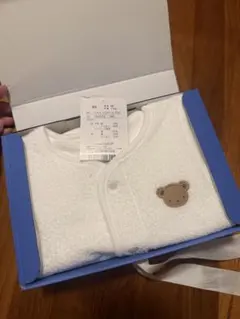 ファミリア　familiar ベスト　リバーシブル　ホワイト　80