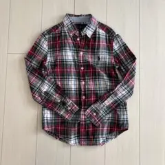 Ralph Lauren ラルフローレン長袖チェックシャツ S/P 140cm