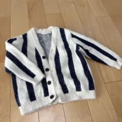 ZARAキッズ　ストライプカーディガン