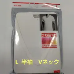ユニクロ　ヒートテック　Vネック　半袖