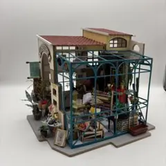 【完成品】 DIY ミニチュアハウス エミリーのフラワーショップ DG145