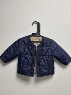 ネイビー キルティングアウター