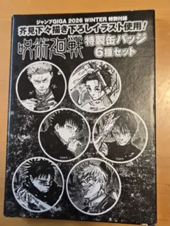 ジャンプGIGA 付録 呪術廻戦特製缶バッジ