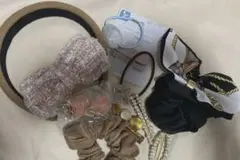 ピアス ヘアアクセサリー セット まとめ売り リボン キラキラ ヘアピン