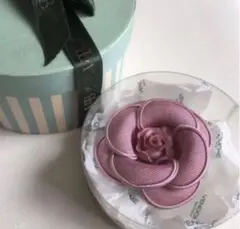 花型ピンクブローチ VENDOME 花コサージュ ヴァンドームブティック