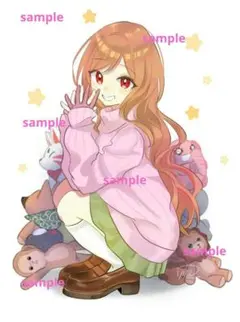 イラスト手描き　A4