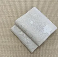 夏帯 アイボリー 葡萄鼠 レース柄 涼やか 上品 大人可愛い 夏着物に