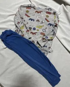 ユニクロ　パウパトロール　パジャマ　チェイス　マーシャル　青