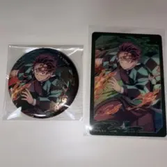 劇場版 鬼滅の刃 無限城編 竈門炭治郎 缶バッジ＆ホログラムカード