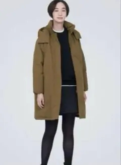 撥水フード付きダウンコート