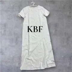 KBF ケービーエフ 綿100% カットソー ワンピース スリット　デイリーに