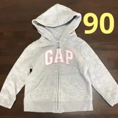 baby Gap裏ボアフルジップパーカー90