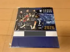 1冊 ガンバ大阪 2026年 卓上カレンダー