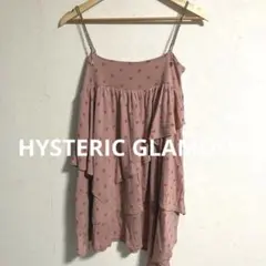 【雰囲気抜群❗️】00's HYSTERIC GLAMOUR 総柄 キャミソールのサムネイル