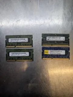 ノートPC用メモリ 1GB 2枚セット DDR2 - メルカリ