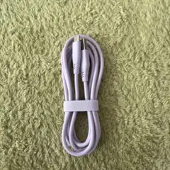 USB Type-C to USB Type-A 充電ケーブル ラベンダー