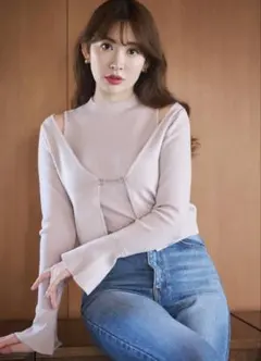 Herlipto Flared Sleeve Knit Set