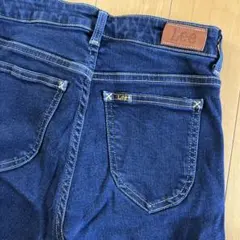 Leeストレートスキニーデニム ダークブルー