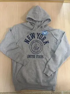 新品メンズ起毛パーカートレーナー/アメリカNYトップス