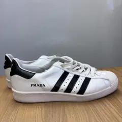 SK016 　PRADA×アディダススーパースター　ホワイト/ブラックのサムネイル