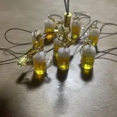 ミニチュアビール　ハンドメイドストラップ