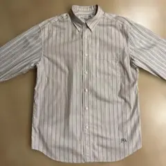 ユニクロ　JWアンダーソン　サイズM ストライプ ボタンダウン 長袖シャツ