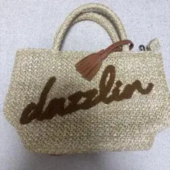 dazzlin ベージュ かごバッグ ハンドバッグ