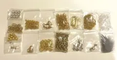 ゴールドカラーイヤリングピアス金具セット◼︎ハンドメイドセット◼︎まとめて