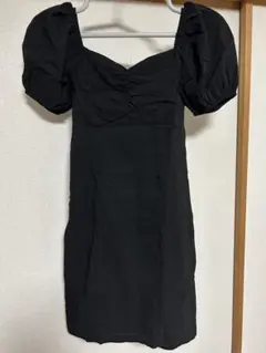ブラック半袖ドレス⭐︎Sサイズ