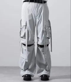 clel 2wayデザイン ナイロンテクノパンツ M