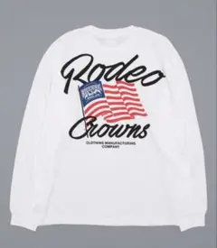 新品 Rodeo Crowns アメリカ国旗ロングTシャツ Mサイズ