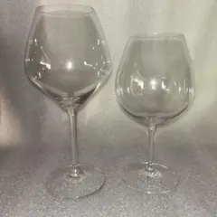 03【美品】ドーム フランス クリスタル ブランデーグラス ペア 
