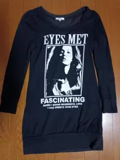 COLZA ブラック 長袖チュニック M