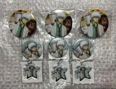 銀魂 J-WORLD 銀魂高校 修学旅行 缶バッジ アクリルチャーム 銀八